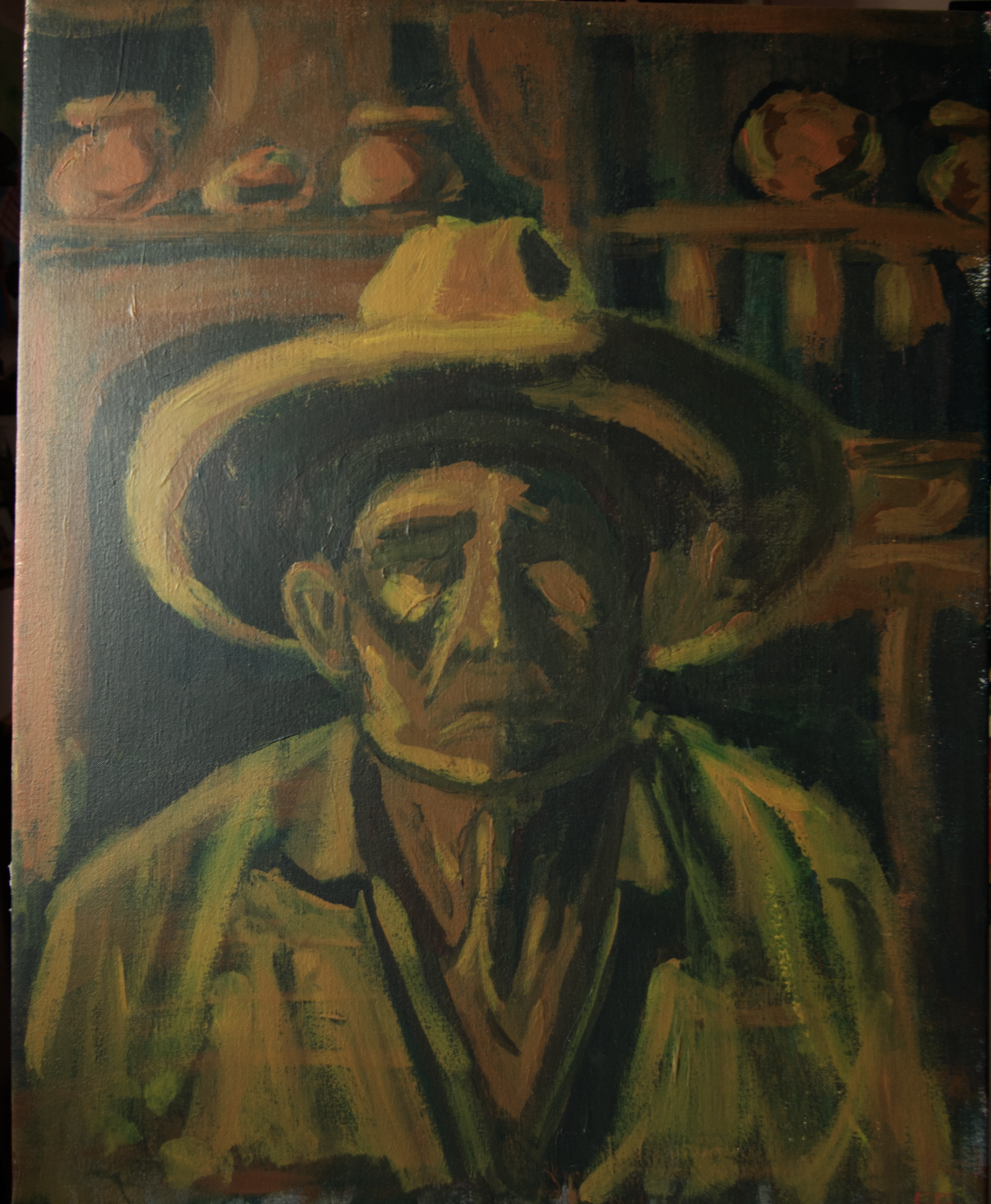 Viejo en la Cocina